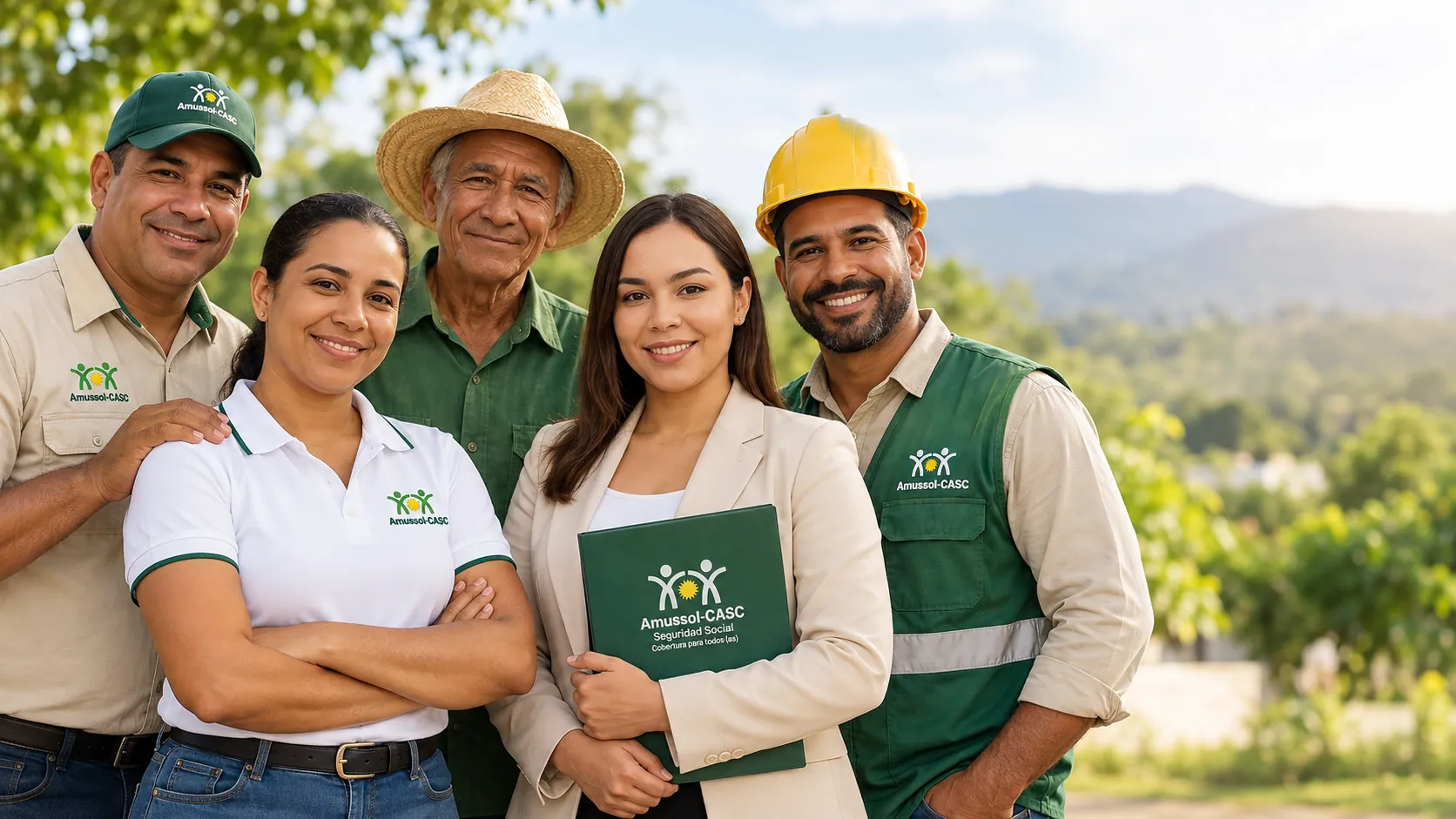 Trabajadores y directiva de AMUSSOL-CASC